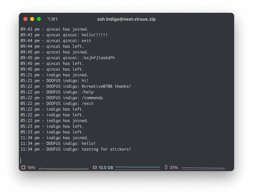 Project "userchat"