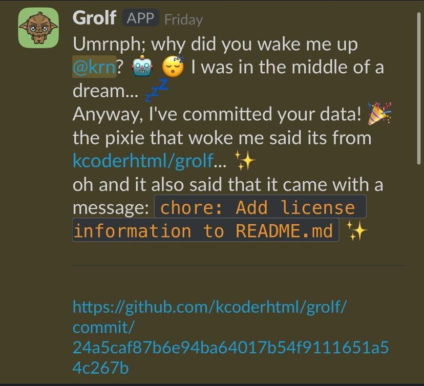Project "Grolf"